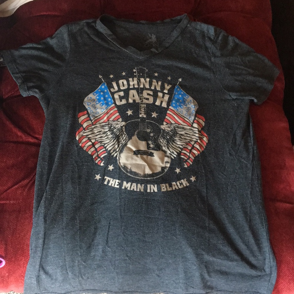 Women’s lightweight crew neck Johnny Cash shirt